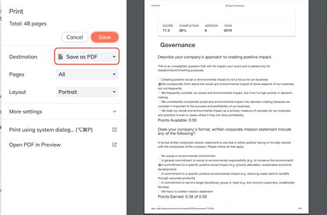 Download Your B Impact Assessment Pdf And Csv Support Portal