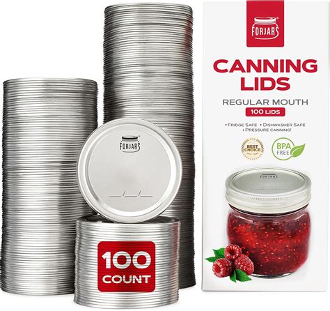 Forjars Canning Lids - Regular and Wide Mouth