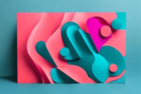 Premium Ai Image A Colorful Paper Cut Out Of Paper With The Word Love