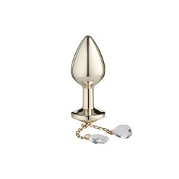 Plug Anal Dourado Pingente Sexy Fantasy 7 0 X 3 3 Cm Exclusiva