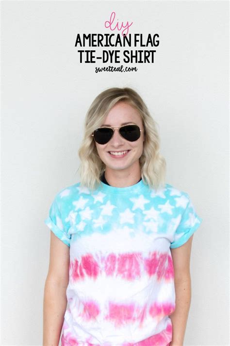 Diy American Flag Tie Dye Shirt