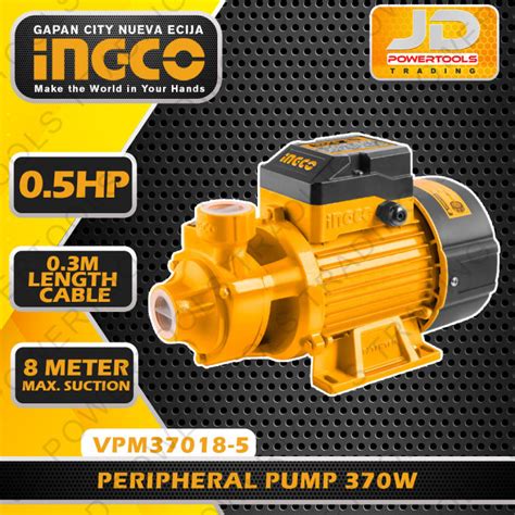 Ingco Vpm Vpm Water Booster Peripheral Pump Hp W