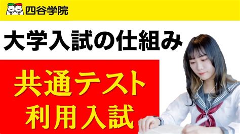 共通テスト利用入試とは？大学受験入試の仕組みを解説 大学受験の基礎知識 Youtube