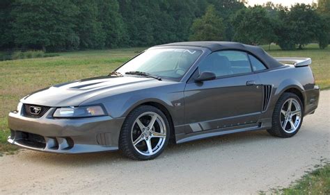 Dark Shadow Gray 2004 Saleen S281 Sc Ford Mustang Convertible