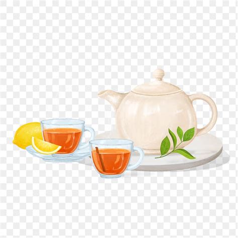 Hot Lemon Tea Png Sticker Premium PNG Rawpixel