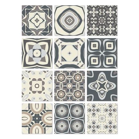 Azulejos Adhesivos Gris X Cm Pack De Baldosas Modelo Hidr Ulico