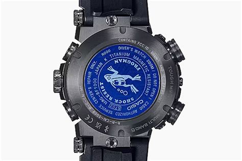 G Shock Mrg Bf R Is The First Titanium Analog Frogman Hiconsumption