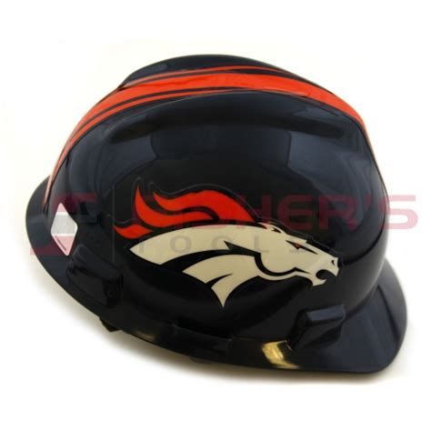 Msa 818393 Standard V Gard Nfl Cap W1 Touch Suspension Broncos