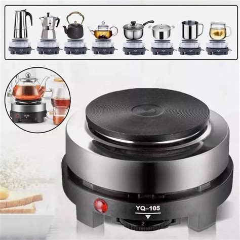 W Single Electric Hot Plate Countertop Cooker Hotplate Stove Home Cooking Big W