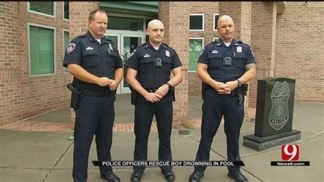 Purcell Police Officers Save Child From Drowning