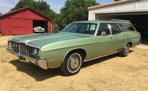 Original And Immaculate 1972 Ford Galaxie 500 Country Sedan Barn Finds