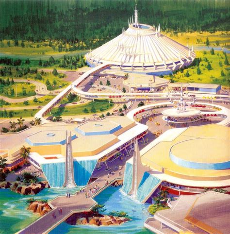 Tomorrowland Disney World Attractions Disneyland World Retro Disney