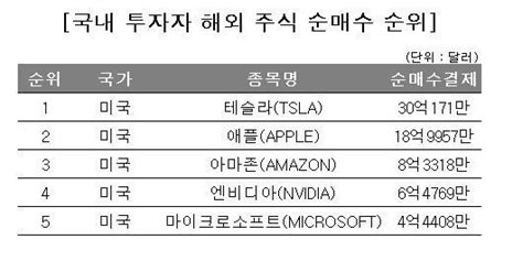 달리는 서학개미 삼성 대신 테슬라·애플해외로 발 넓히는 개인 딜사이트