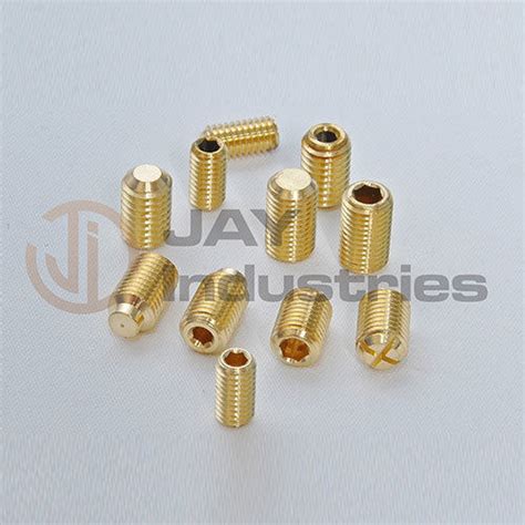 Brass Grub Screw Size Different Sizes Available At Best Price In Jamnagar Jay Industries