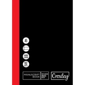 Croxley Hard Cover Note Book A5 192 Pg Feint Ruled Manuscript x 4 ...