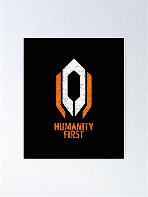 Cerberus Mass Effect Humanity First Poster By Alanjesse370 Redbubble