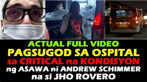 Andrew Schimmer Wife Now 2022 ACTUAL FULL VIDEO NG PAGSUGOD SA OSPITAL