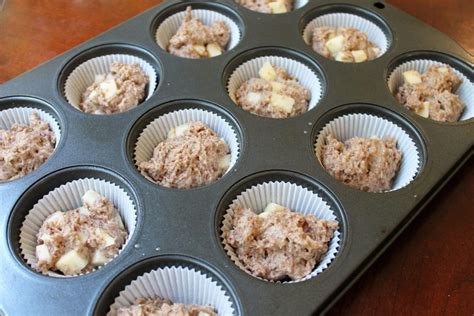 Whole Wheat Apple Cinnamon Muffins With Caramel Butter