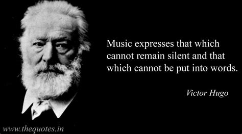 Music Expresses That Which Cannot Remain Silent And That Which Cannot