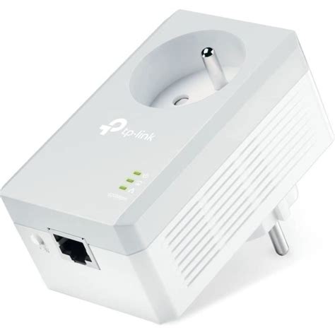 CPL 600 Mbps avec Prise Intégrée et Ports Ethernet Prise CPL