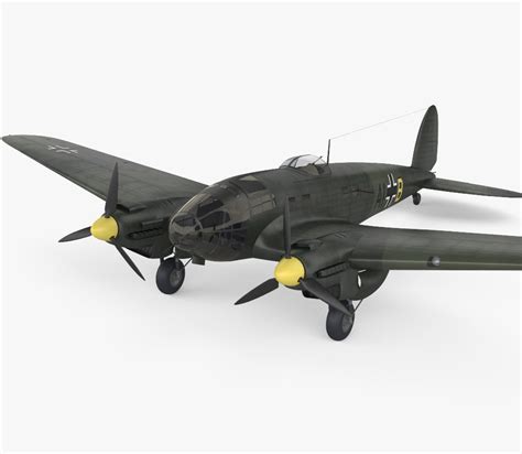 Heinkel He 111 3D model - Aircraft on Hum3D
