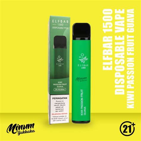 Jual Elfbar 1500 Disposable Vape Kiwi Passion Fruit Guava Di Seller