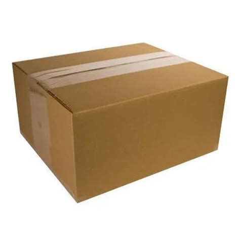 Brown Rectangular Double Wall 5 Ply Corrugated Shipping Box At Rs 85 Kg