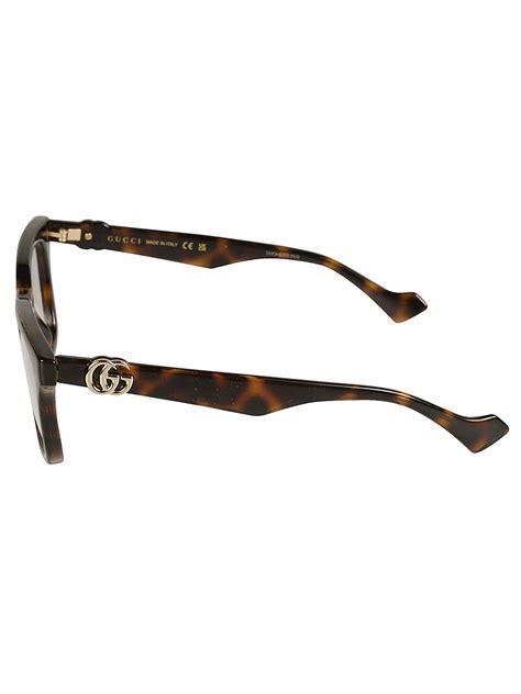 Gucci Eyewear Logo Lens Square Frame Gucci