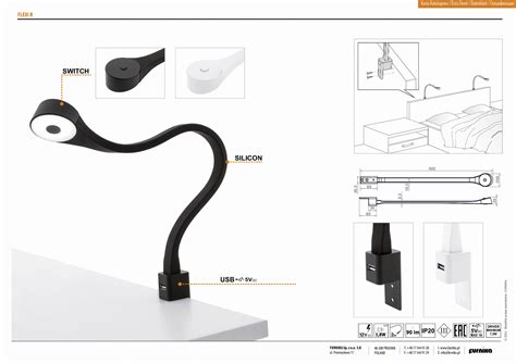 Lampa Led Do Czytania W Sypialni Flexi R Usb V Sklep Furnika