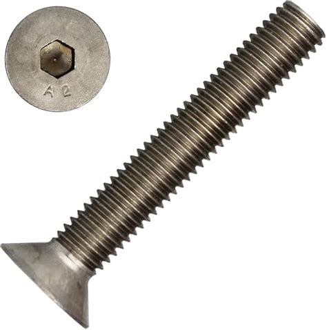 1 Pieza Tornillo De Cabeza Avellanada M8 X 180 180 Con Muesca Hexagonal