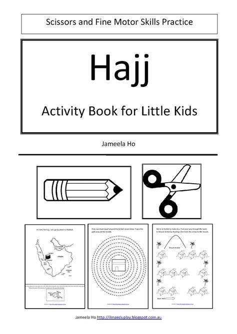 Ilma Education Free Download Hajj Activity Book For Little Kids