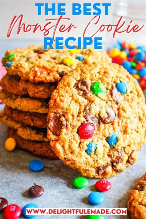 Best Monster Cookie Recipe Easy Homemade