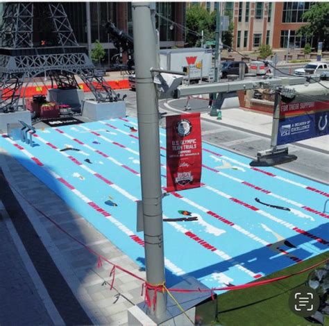 SYNLawn Indiana Unveils Swim Themed Mural To Celebrate The 2024 U S