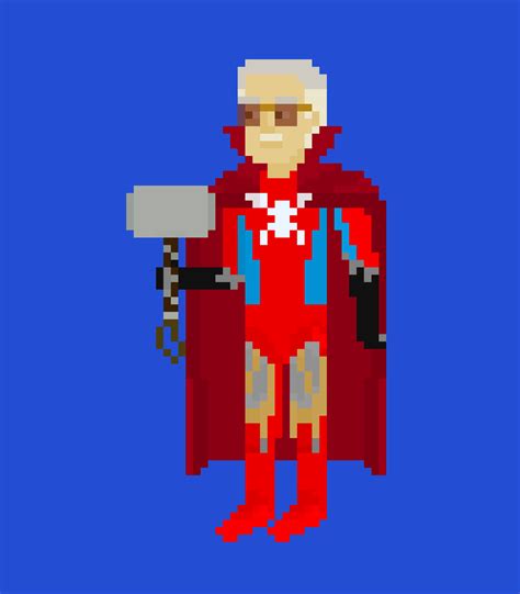 Stan Lee Pixel Art Amino