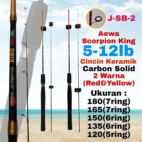 Jual Joran Scorpion King Solid Carbon Lentur Kuat Shopee Indonesia