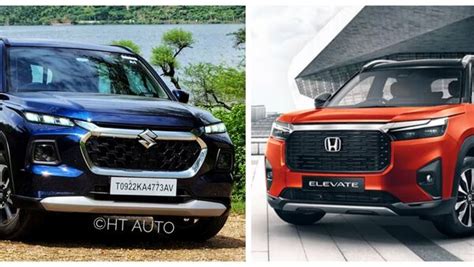 Honda Elevate Vs Maruti Suzuki Grand Vitara Specs Comparison Ht Auto