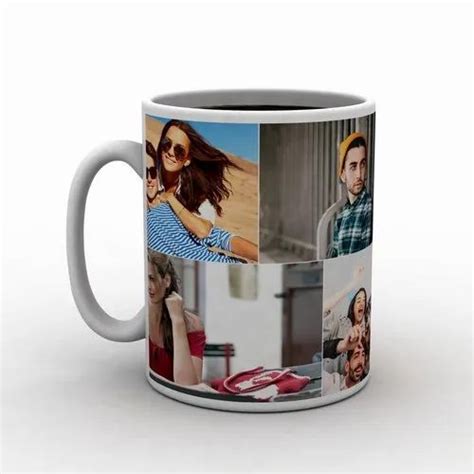 White Ceramic Material Sublimation Printed Mug Capacity 1000 Pcs Per