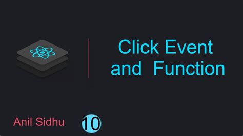React Tutorial For Beginners Click Event And Function In Reactjs