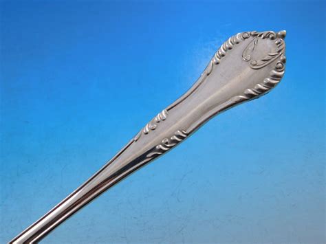 Russell By Garrard English Sterling Silver Flatware Set Serv