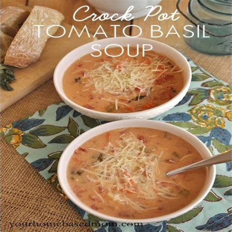 Butter Crock Pot Tomato Basil Soup