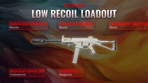 Striker Domination Your Ultimate Guide To The Ultimate Low Recoil Loadout