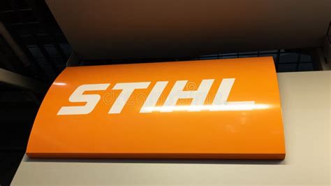 Stihl Logo Sign and Brand Text of Shop German Manufacturer of Chainsaws ...