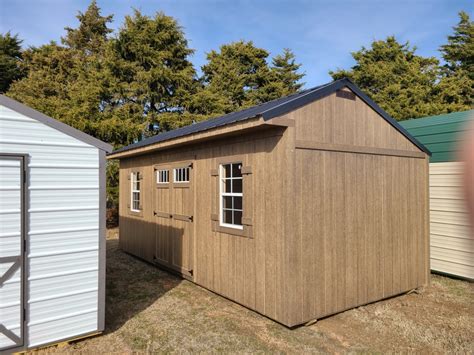 10x20 Wood Rancher Ok Structures Portable Buildings