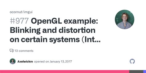 OpenGL Example Blinking And Distortion On Certain Systems Intel HD