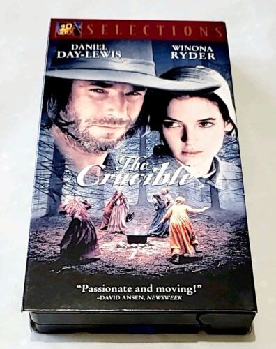 The Crucible Vhs 1996 Winona Ryder Daniel Day Lewis Mesmerizing Ebay