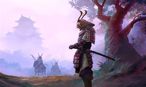 Samurai, Matt Forsyth on ArtStation at https://www.artstation.com