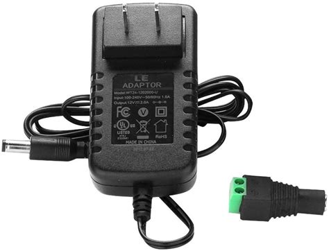 [BNIB] LE (WT24-1202000-B) Power Adapter, 24W/12V/2A, AC 100-240V to DC ...