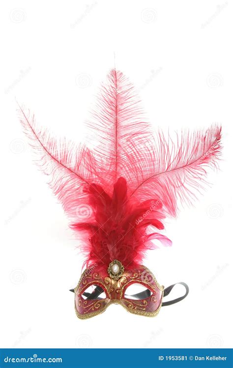 Red Mardi Gras Mask stock image. Image of parade, mardi - 1953581