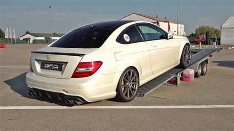 FASTEST C63 IN EUROPE 1200HP GAD Motors Mercedes Benz C63 AMG YouTube