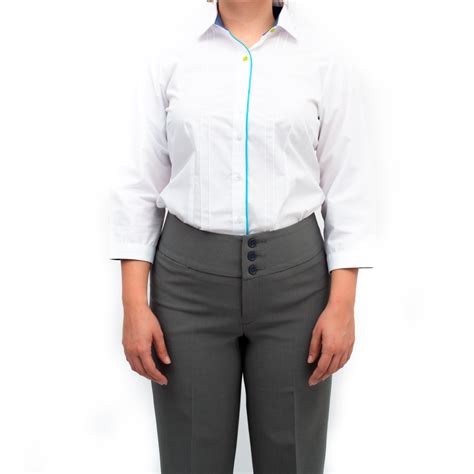 BLUSA BLANCA ADMINISTRATIVA AUNA Everfit Uniformes Dotación